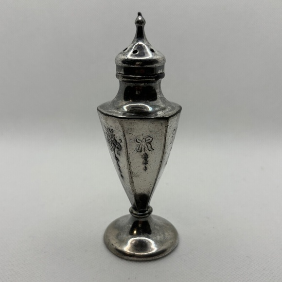 Antique Edwardian Silver Plated Salt Shaker, Circa 1900s, SP 113 - Picture 1 of 7